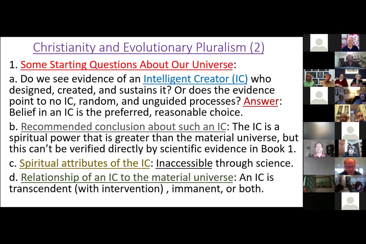 Christianity and Evolutionary Pluralism