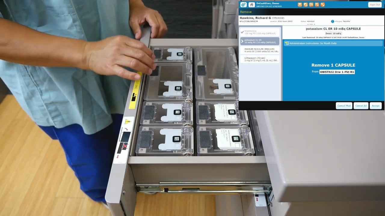 BD Pyxis MedStation ES with Queued Medications Virtual Selling Demo