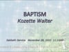 2020 11 28 Service _Baptism (Kozette Walter)