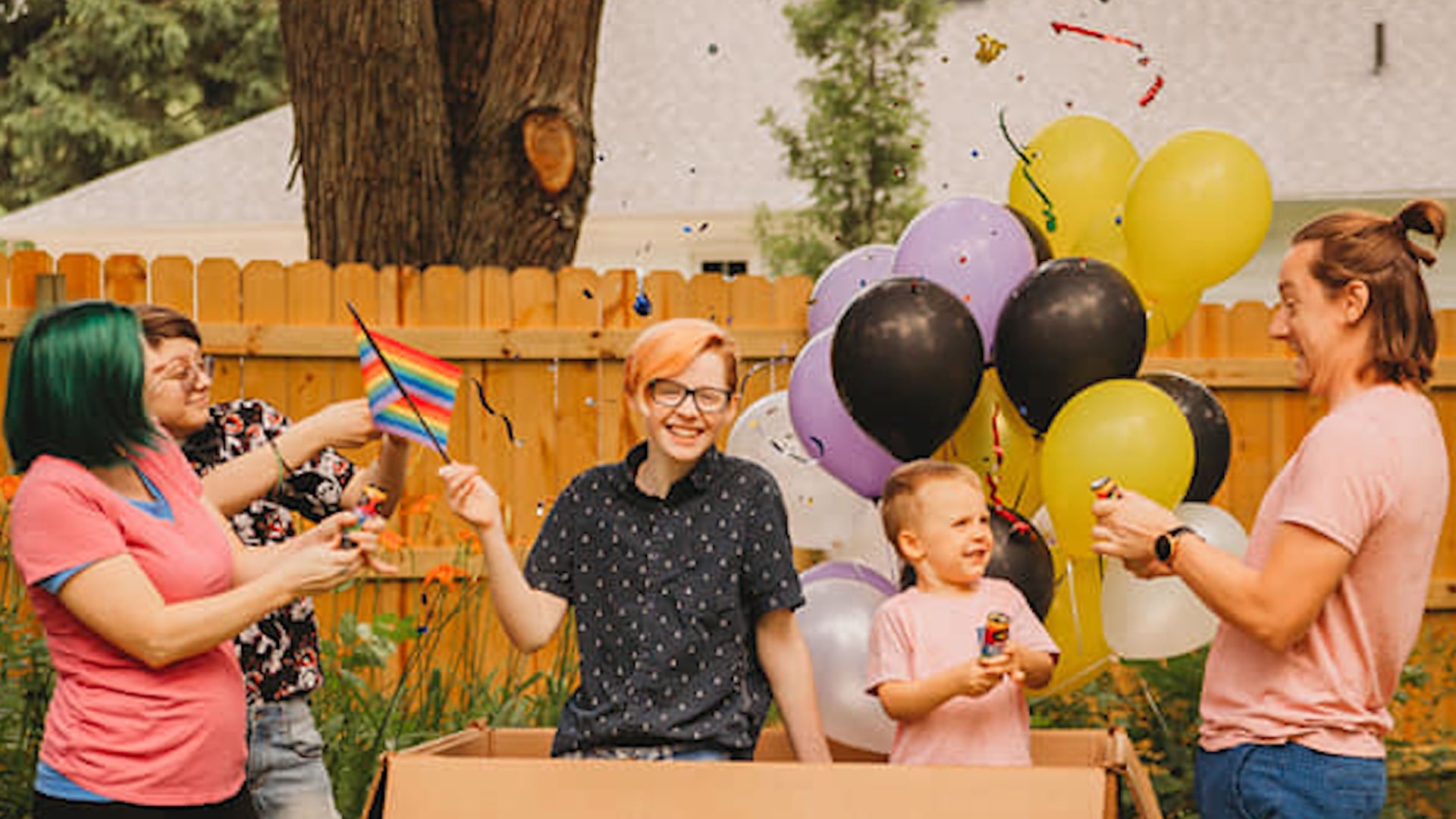 Parents threw their 17-year-old his own gender reveal party