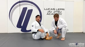 Open Guard to One Leg X to Spider Guard to Sweep to Side Control