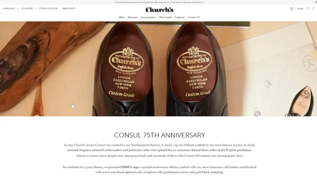 Church's on sale shoes website