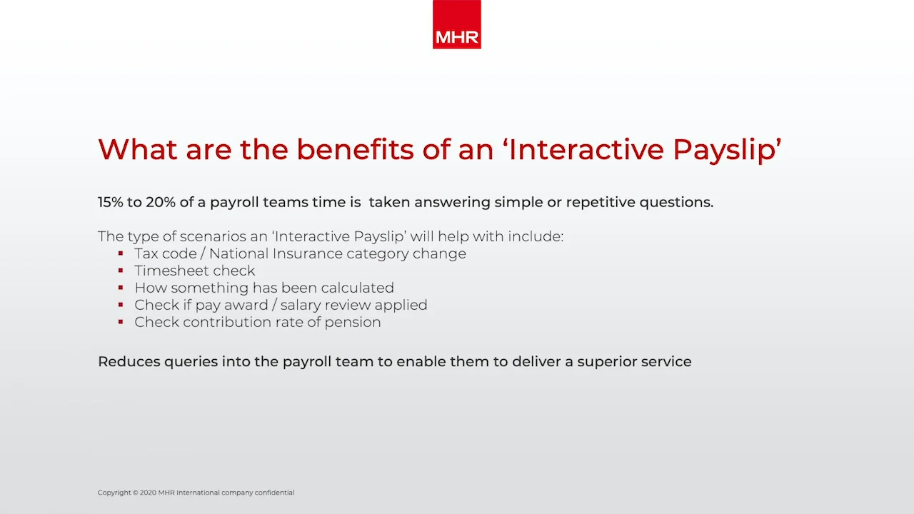 iTrent Interactive Payslips video - MHR