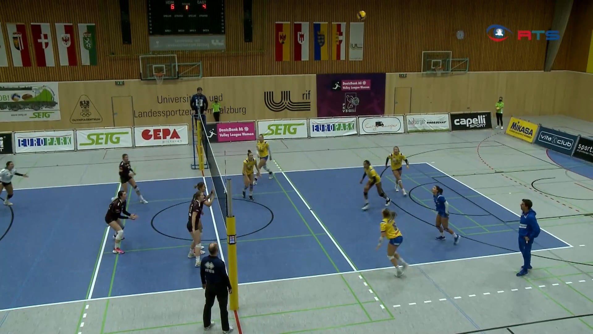 1-bundesliga-der-volleyball-damen-in-rif-psvbg-salzburg-gegen-vc-tirol