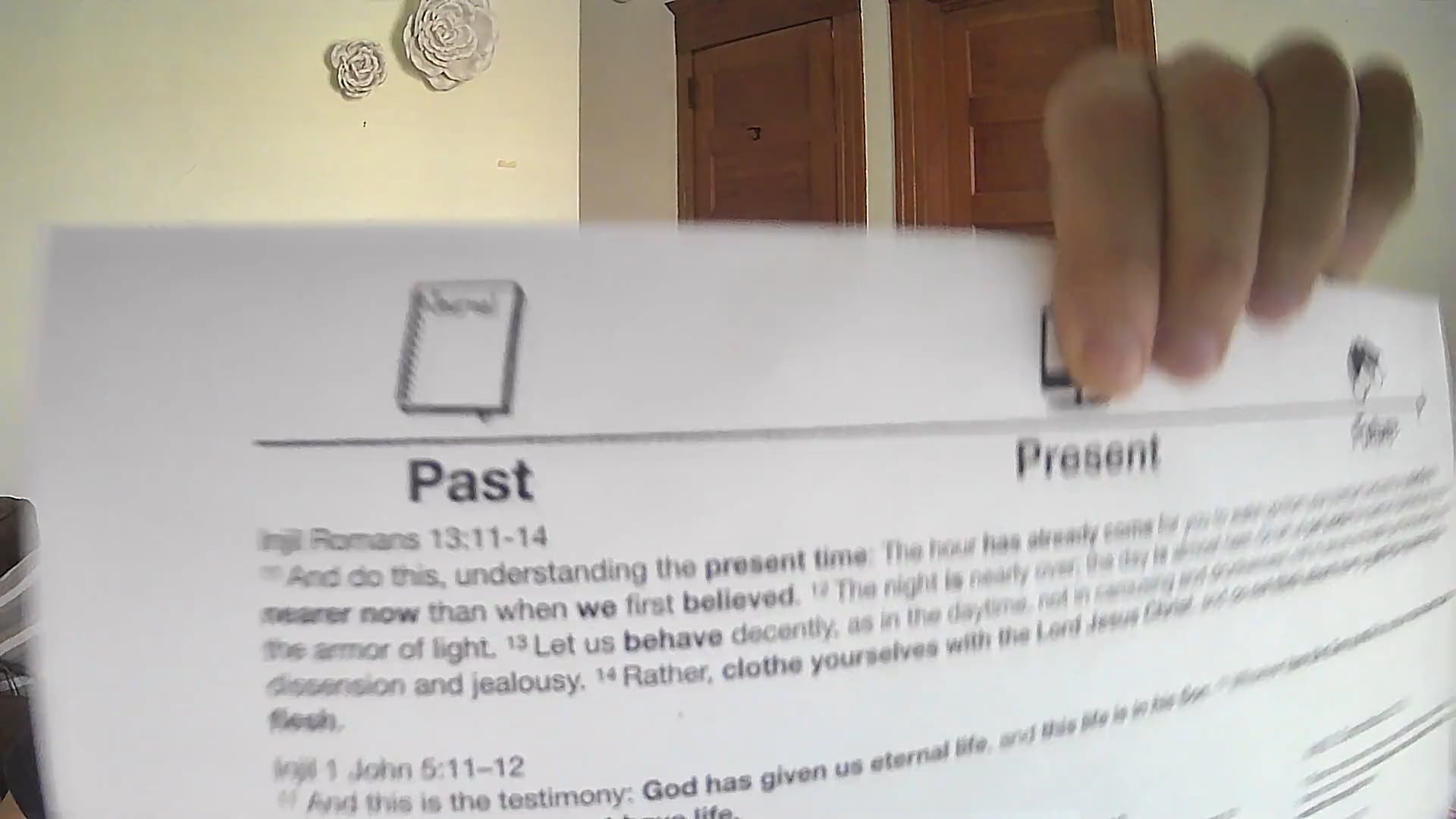 Salvation Past Tense that "you accepted" Gal 1:9