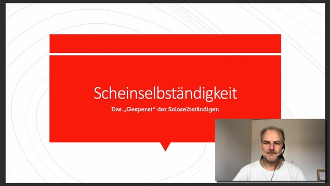 Scheinselbständigkeit