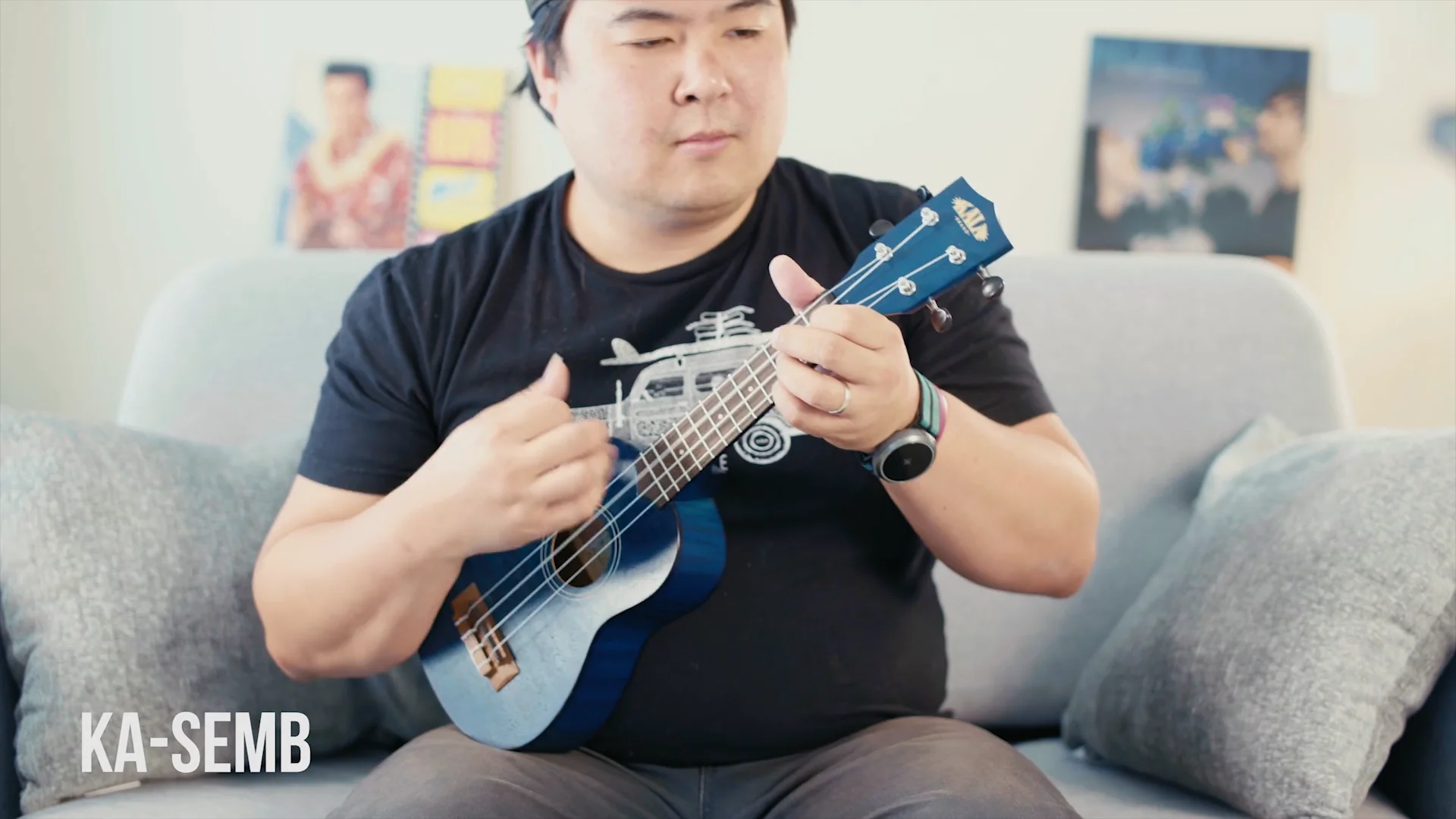 Blue Exotic Mahogany Soprano Ukulele – Kala Brand Music Co.™