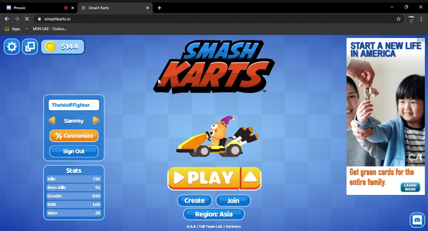 Smash Karts - Play Online on Snokido