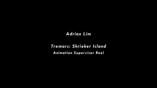 Tremors: Shrieker Island. Animation supervisor reel. 2020