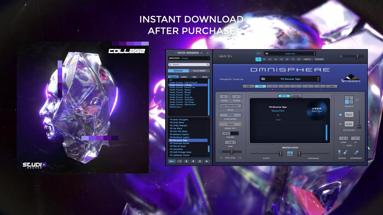 Collage Demo - Omnisphere R&B Preset Bank On Vimeo