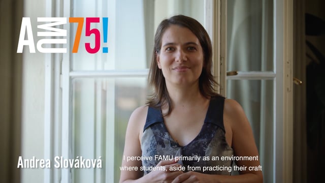 Andrea Slováková je mimo jiné absolventkou Katedry dokumentární tvorby FAMU a od května 2020 také oficiálně vůbec první děkankou v historii Filmové a televizní fakulty. Co děkanka FAMU přeje škole do dalších let její existence?