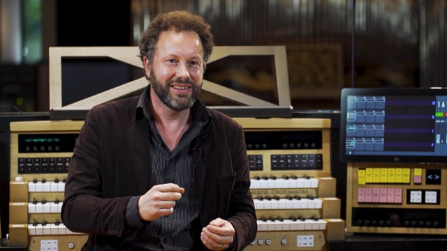 Sander Germanus in het Orgelpark