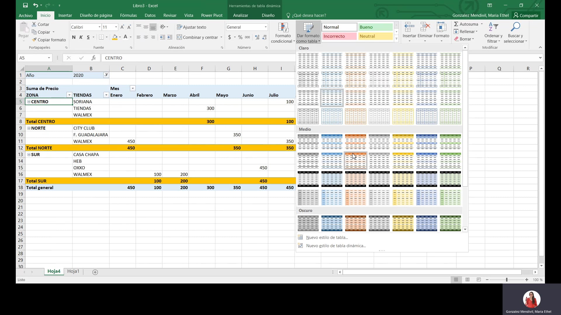 Tablas Dinámicas en Excel