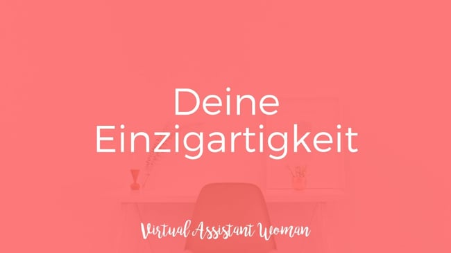 Deine Einzigartigkeit