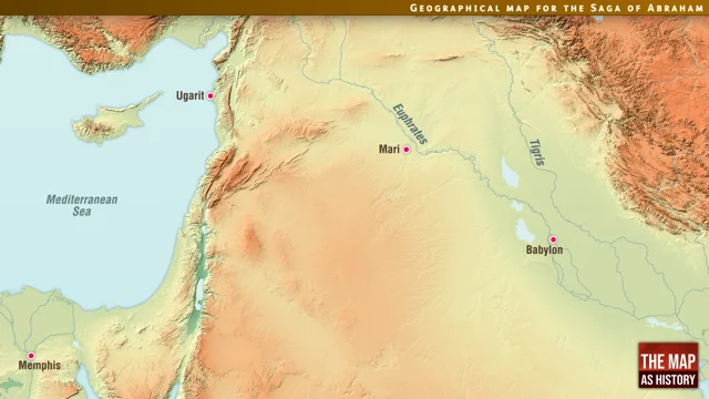 abraham bible map