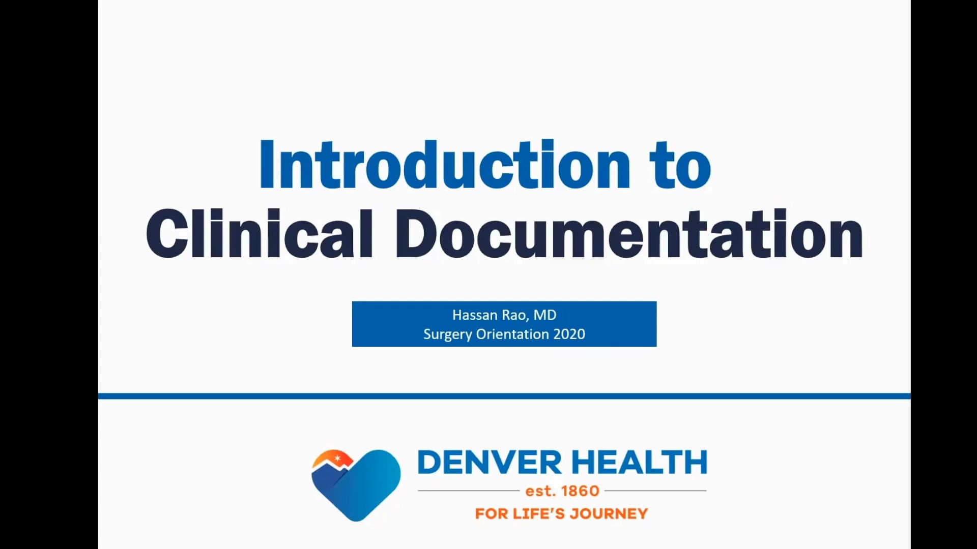 Introduction to Clinical Documentation -- the How and What of Medical Billing