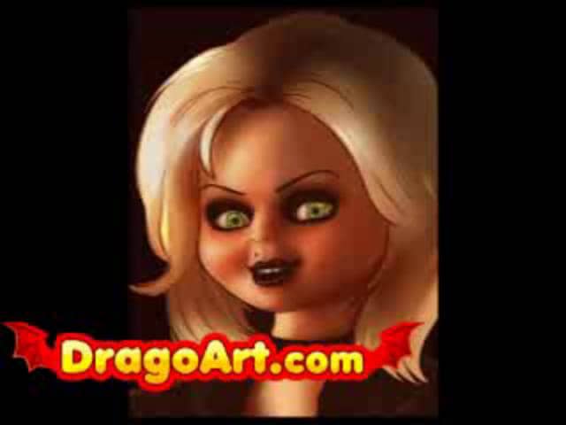 How To Draw The Bride Of Chucky Step By Step On Vimeo