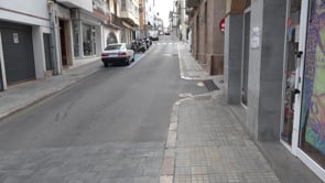 Renovació vorera entre la plaça Víctor Català i Placeta del Peix