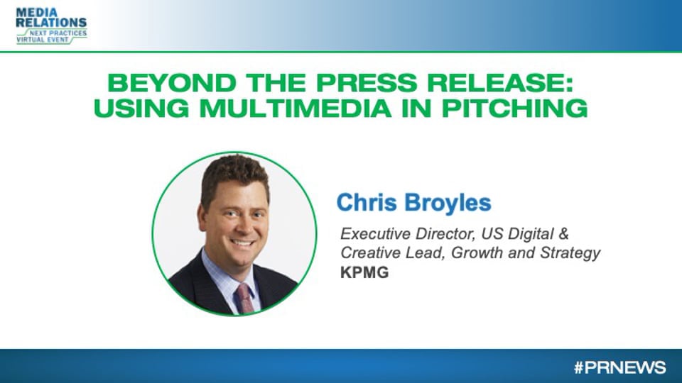 Beyond the Press Release: Using Multimedia in Pitching
