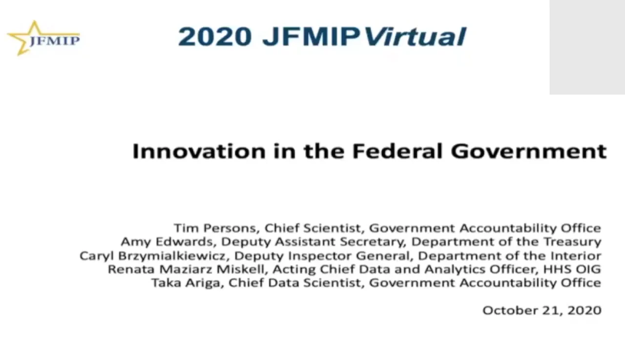 Innovation in Federal Government