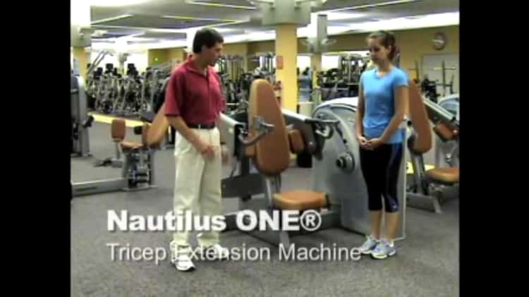 Nautilus tricep online machine