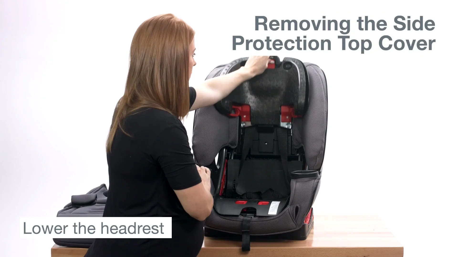 How to take off 2025 britax car seat cover