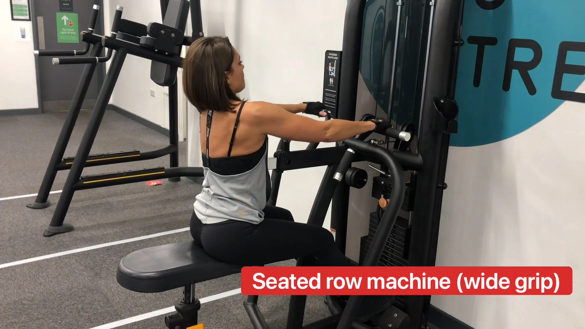 seated machine row