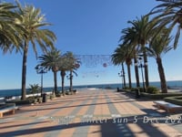 A typical sunny winter's day at the Balcon de Europa, Nerja,Malaga, 10 minutes by car from the rustic farmhouse, El Monte Bajo. Visit us at elmontebajo.com