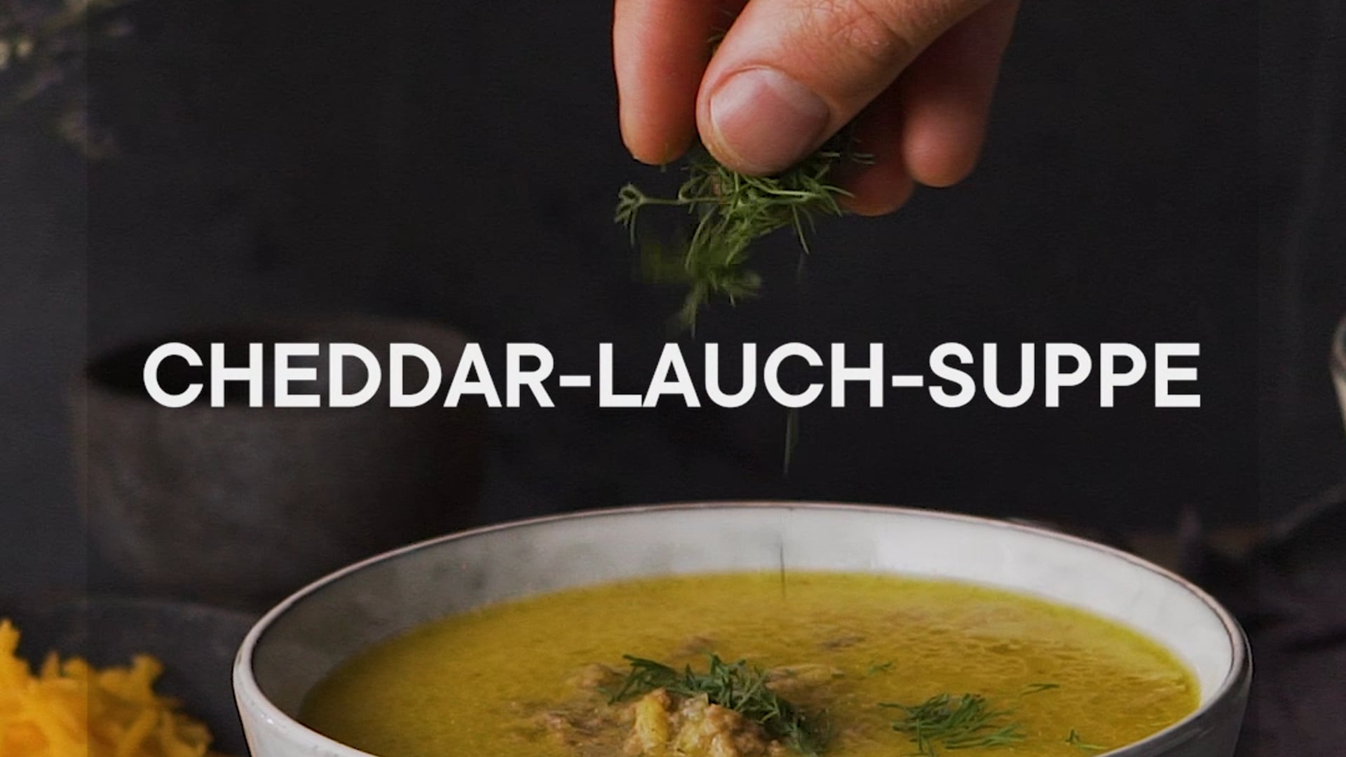 Cooking Video-Cheddar Lauch Suppe