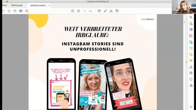 Karina Hartwahn von Die Pinatas: So nutzt du Instagram Stories, um dich und deinen Podcast bekannter zu machen