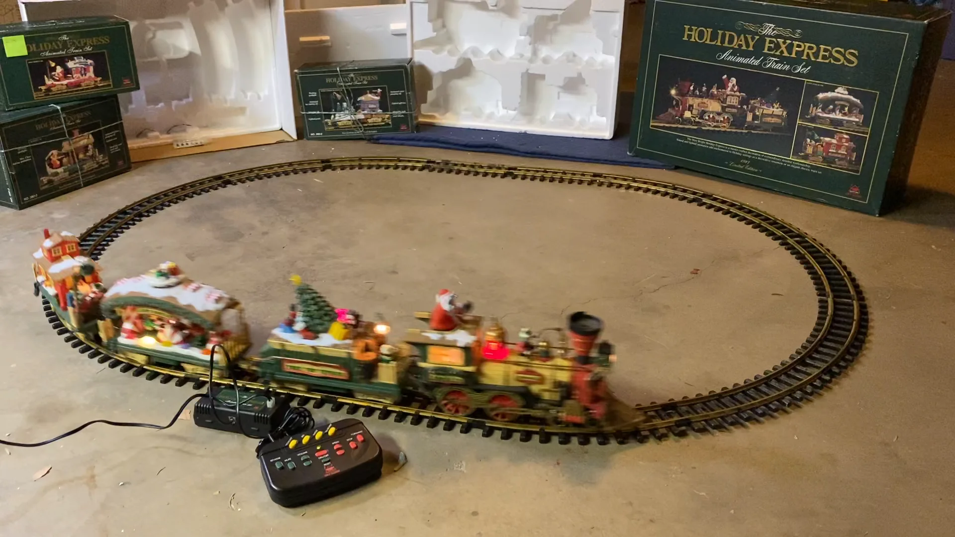 Holiday express animated clearance train set parts