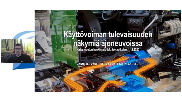 Janne Ilomäki: Käyttövoiman tulevaisuuden näkymiä ajoneuvoissa