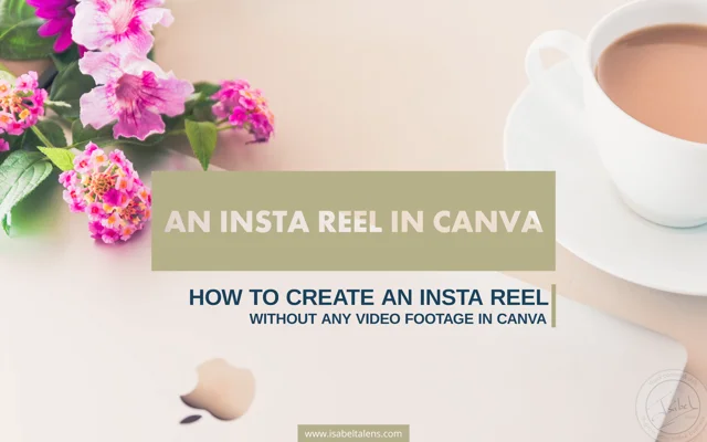 How to CREATE an INSTAGRAM REEL in Canva 