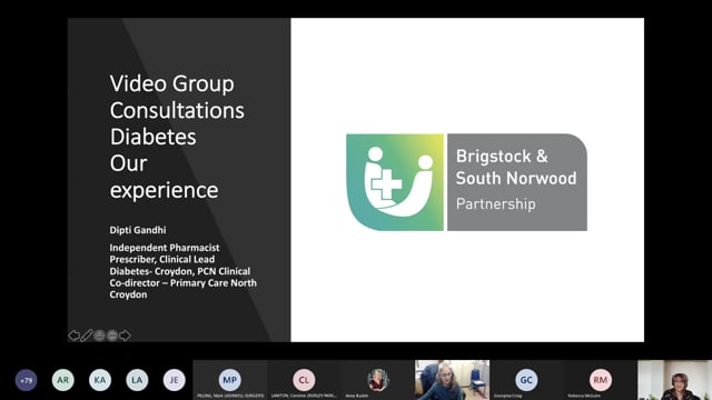 Listen to Dipti Ghandi, Pharmacist Prescriber, share her experiences running video group clinics for diabetes patients in Croydon