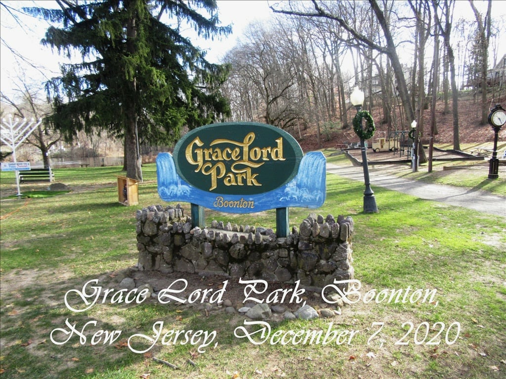 Grace Lord Park, Boonton, New Jersey, December 7, 2020