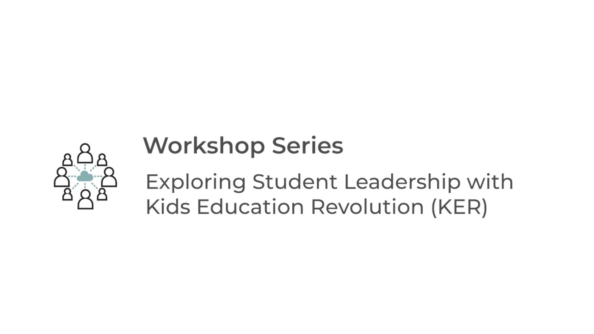 KERxGlobal Workshop Day 1
