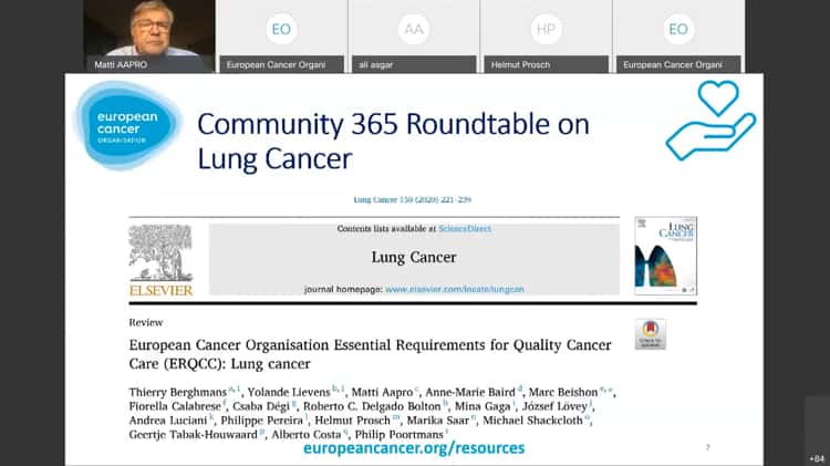 Community 365 Roundtable Meeting on Lung Cancer on Vimeo