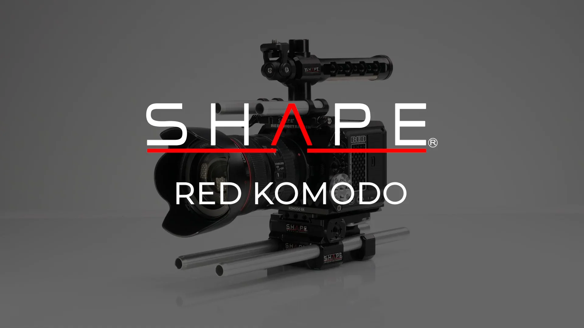SHAPE RED® KOMODO™ & KOMODO™ 6K Production Pack Camera Cage SHAPE RED® KOMODO™ & KOMODO™ 6K Production Pack Camera Cage