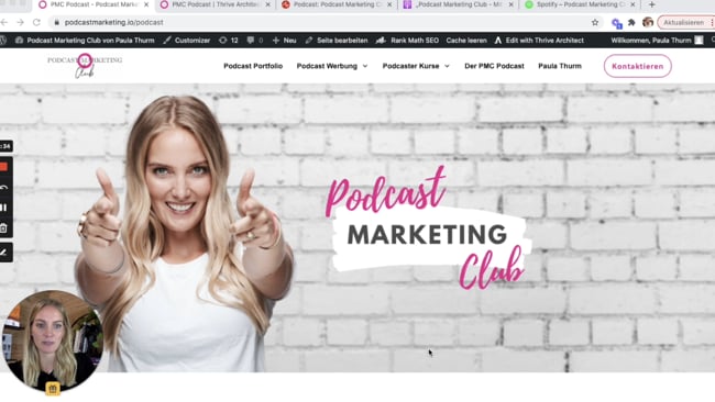 Die Webseite für deinen Podcast