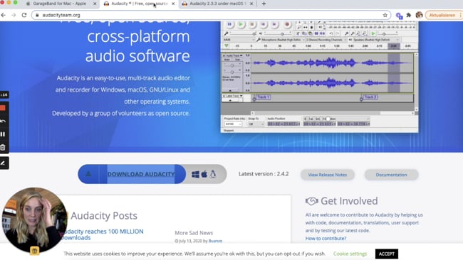 Installiere deine Aufnahme-Software