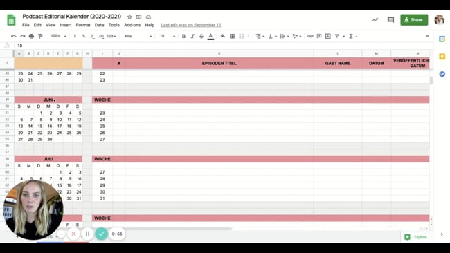 Plane mit einem Redaktionsplan