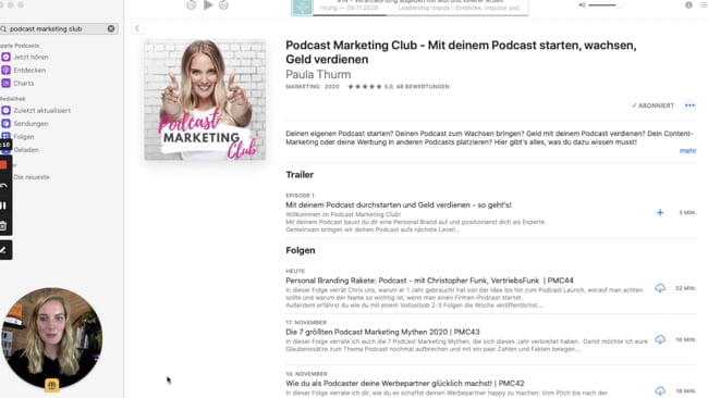 Beschreibe deinen Podcast