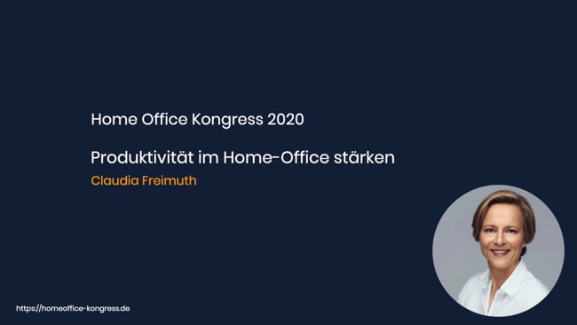Claudia Freimuth - Produktivität im Home-Office stärken