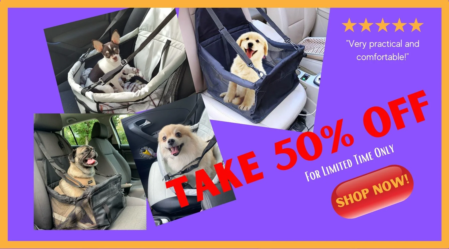 Foldable Doggie Car Seat on Vimeo