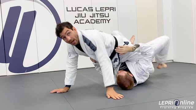 Closed Guard Sweep to Mount When Opponent Stands Up