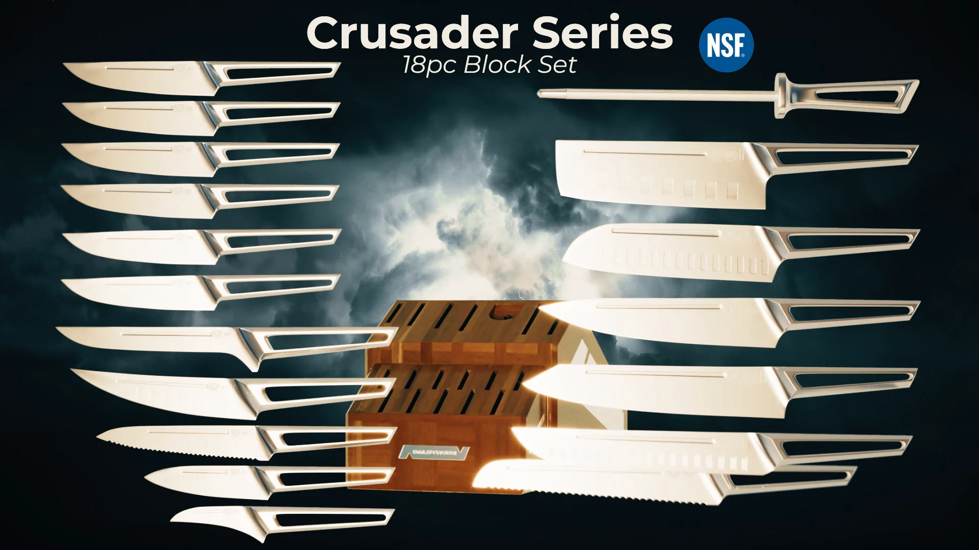 DALSTRONG - Crusader Series Knife Block Set (18 Piece) –