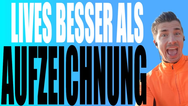 Sind LIVES besser als Aufzeichnungen?