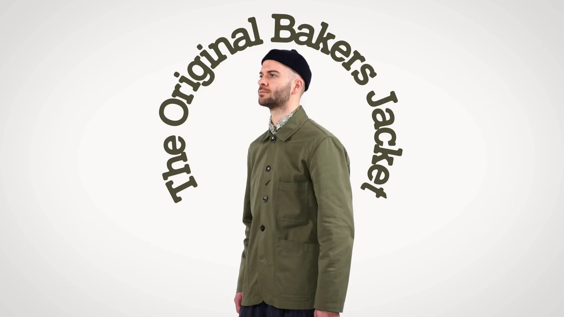 Universal works long bakers on sale jacket