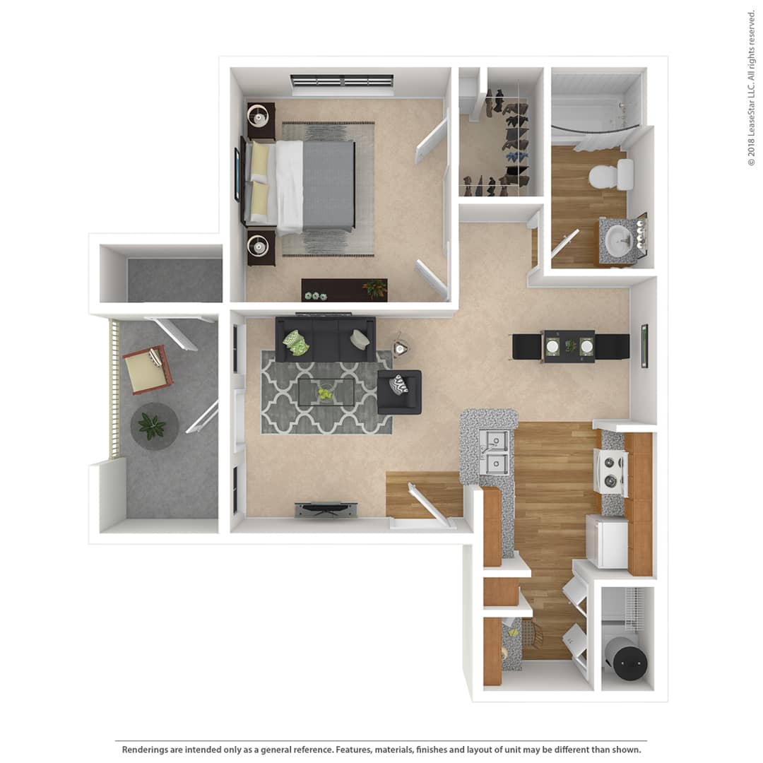 Savoy Of Garland A1 1B, 1B 641 sq.ft on Vimeo