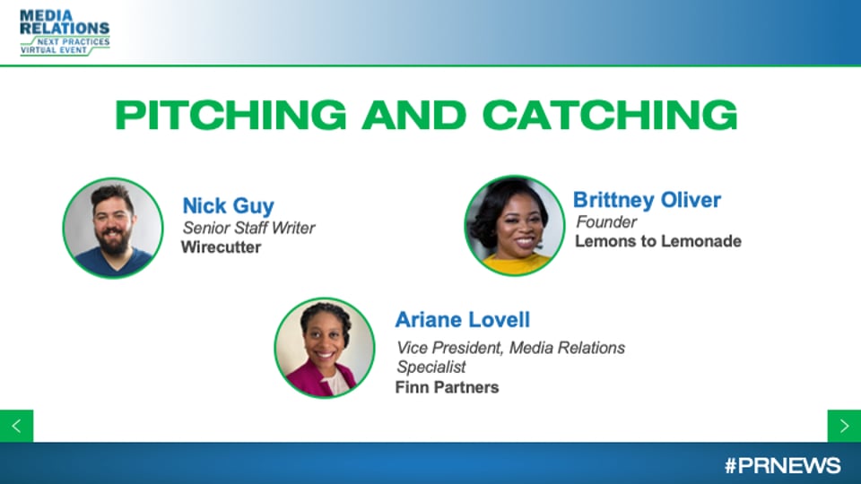 Workshop: Pitching and Catching
